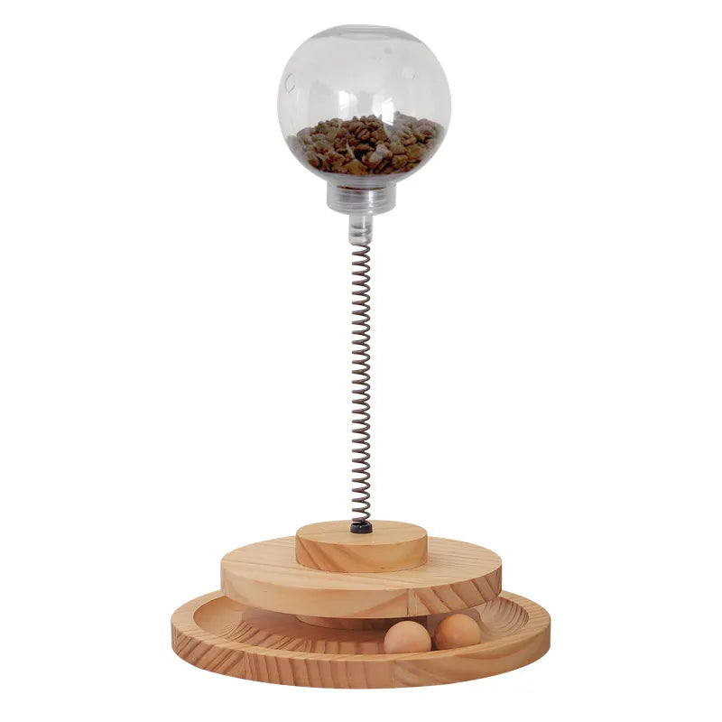 Cat Treat Dispenser Toy Feeder