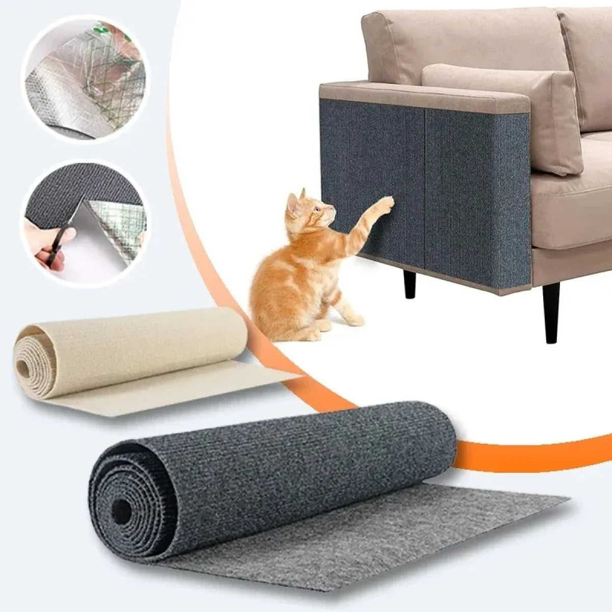 Self-Adhesive Cat Scratch Board