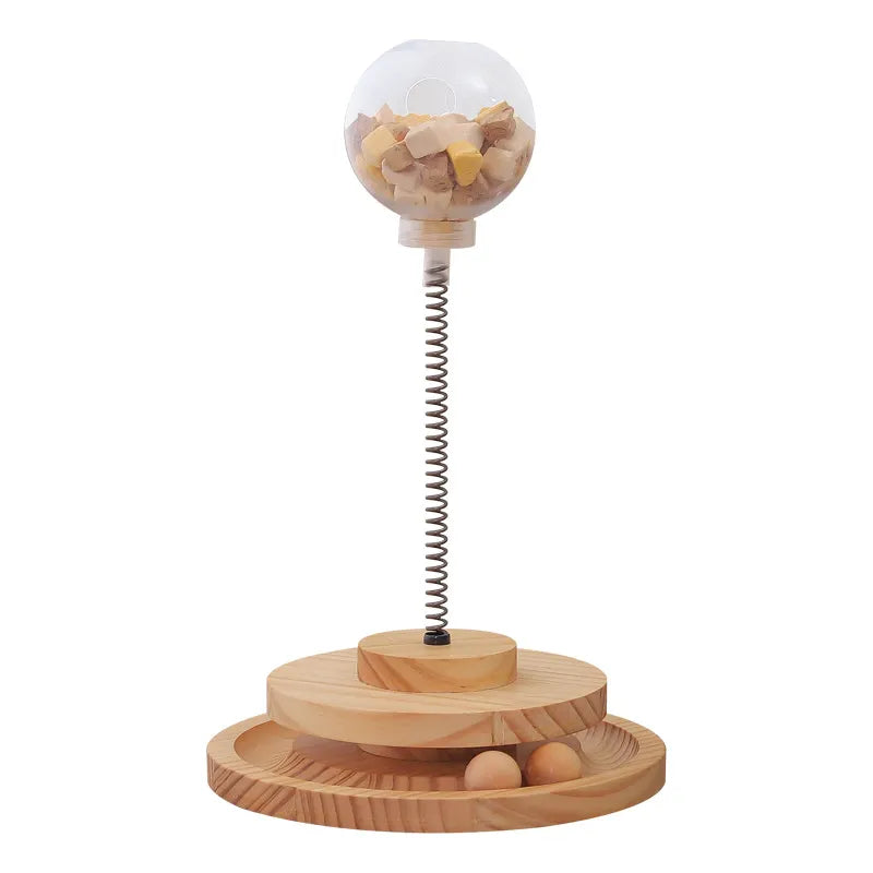 Cat Treat Dispenser Toy Feeder