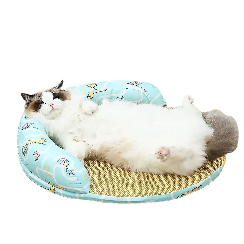 Summer Rattan Pet Sofa Bed