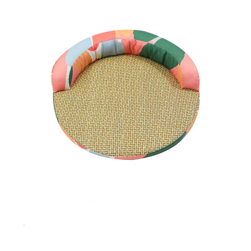 Summer Rattan Pet Sofa Bed