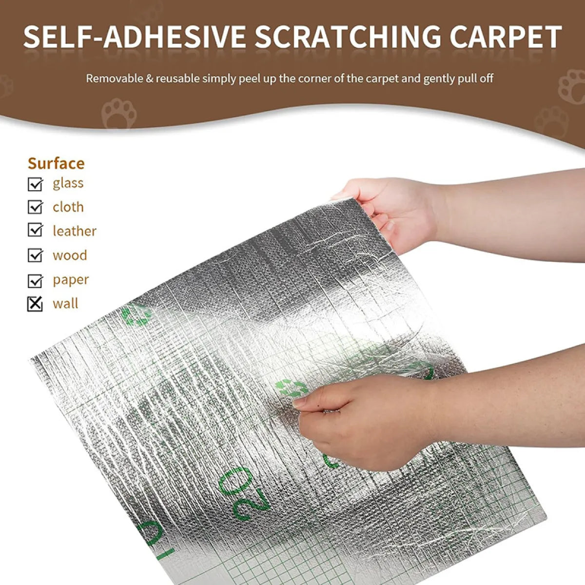Self-Adhesive Cat Scratch Board